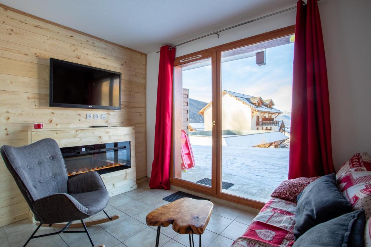 Cosy Cottage 1800 - Pied Des Pistes - Piscine, Sauna, Parking Privee Les Orres Ngoại thất bức ảnh