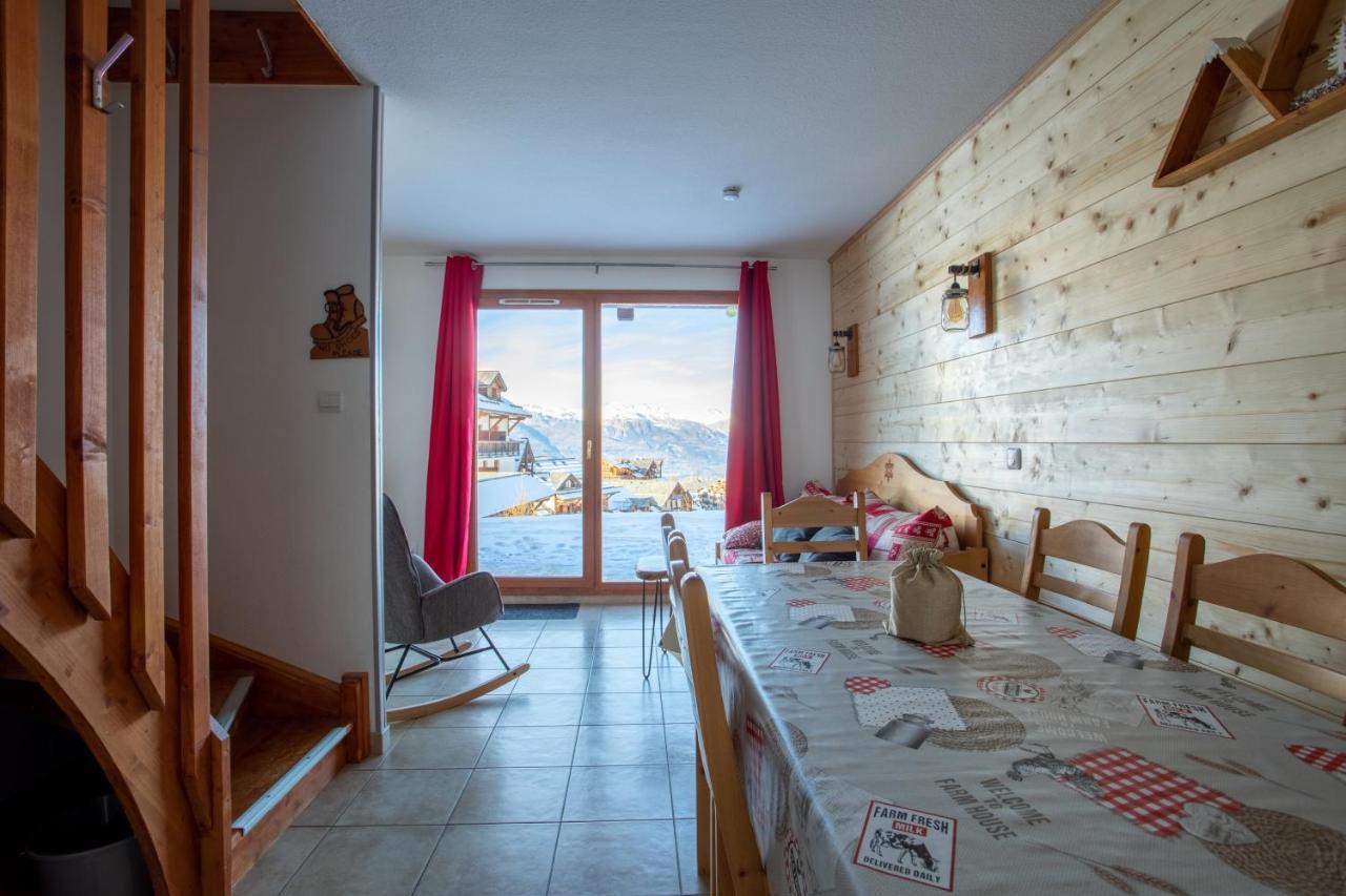 Cosy Cottage 1800 - Pied Des Pistes - Piscine, Sauna, Parking Privee Les Orres Ngoại thất bức ảnh
